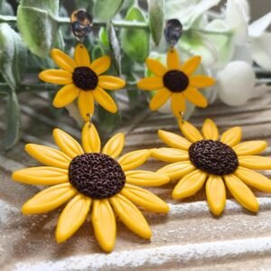 Pendientes Girasol