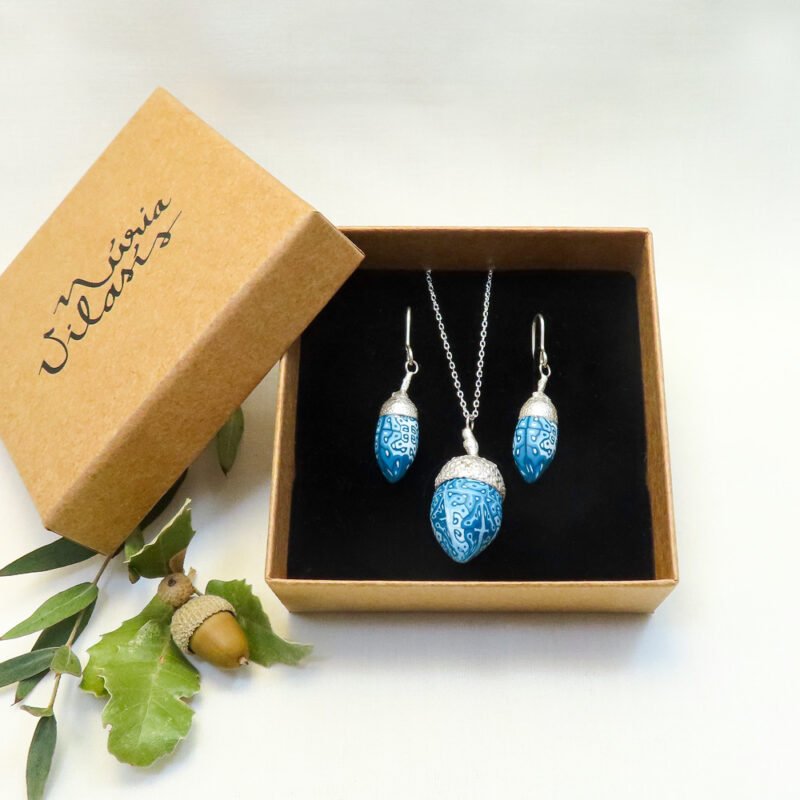 Conjunto bellota azul