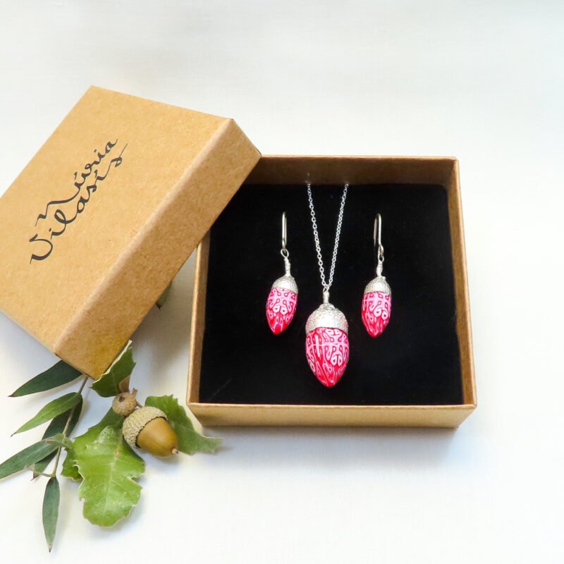 Conjunto Bellota rojo