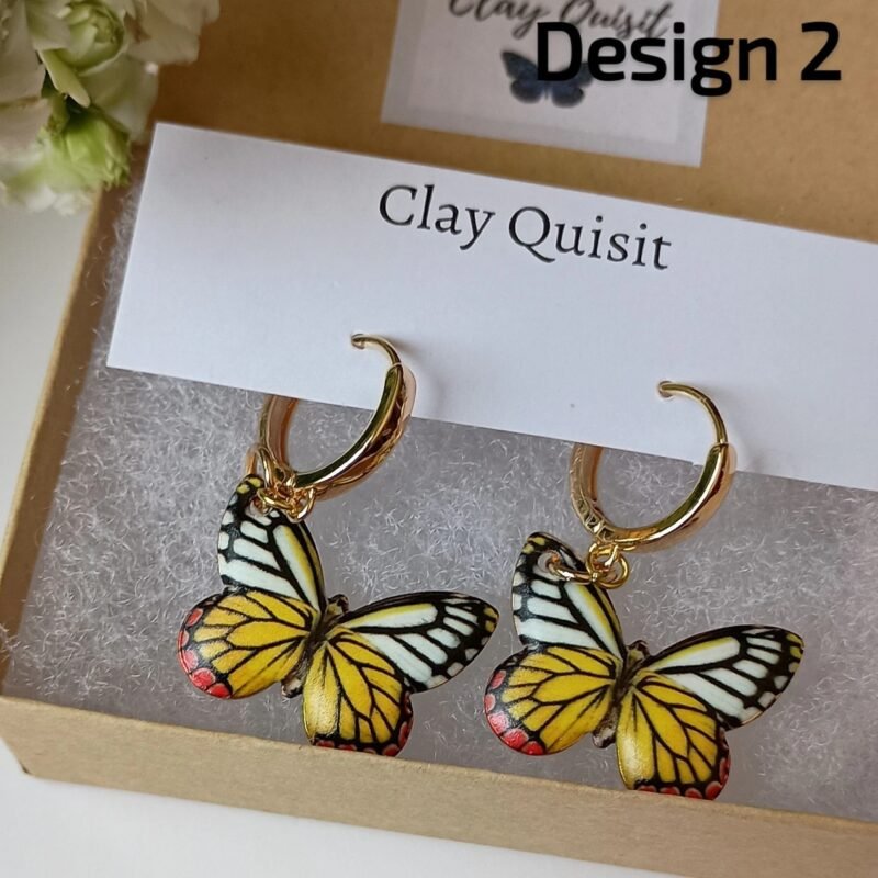 Pendientes en forma de Mariposa